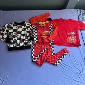 Kids Cars Lightning McQueen Clothing Set